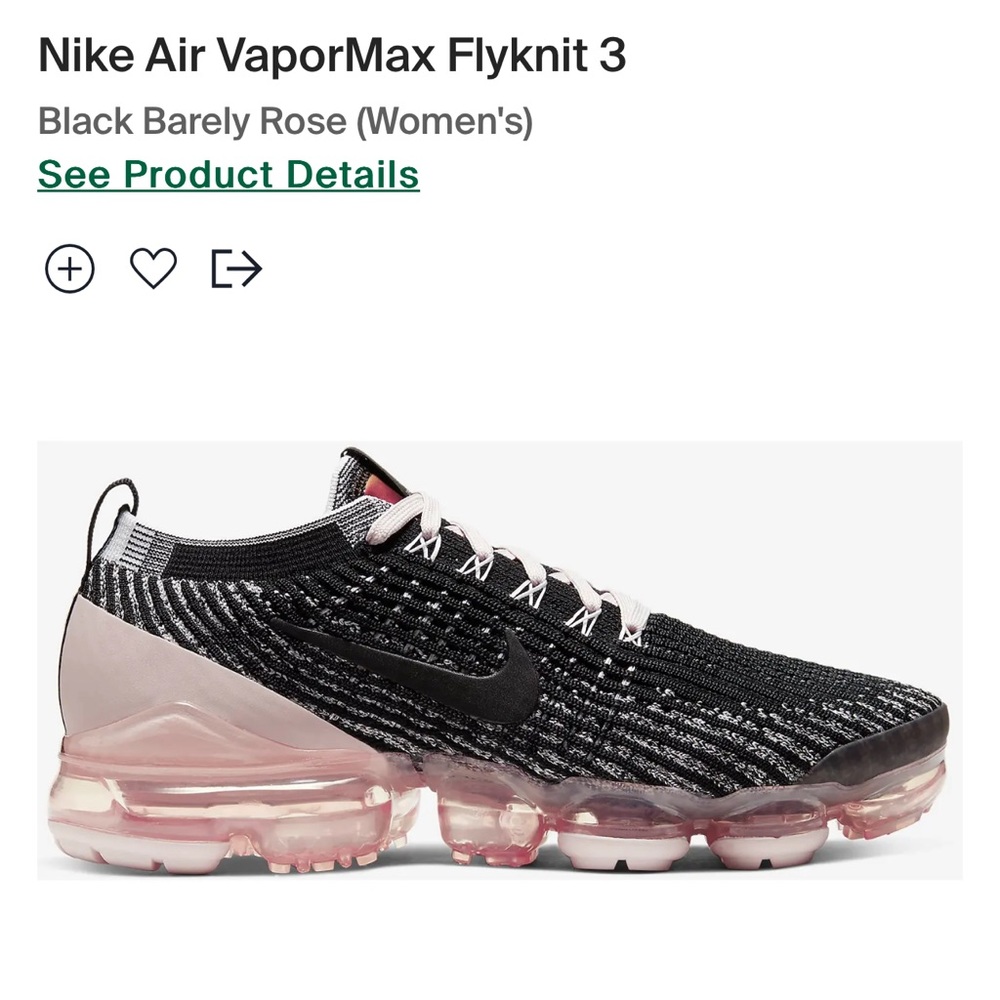 Nike Air Vapormax Flyknit 3, sz 9.5